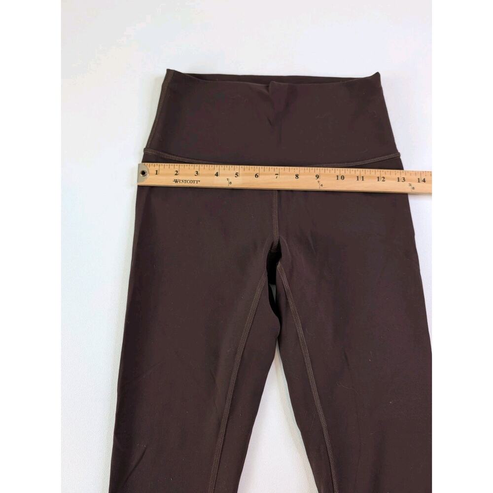 Lululemon Women Wunder Train HR Crop 25” Everlux LW5CQDS DKTE Brown Size 6 - Picture 4 of 11